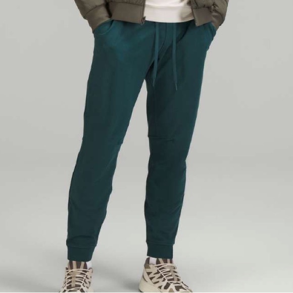 Lululemon Green Jasper Jogger Pants Sz Mens Large EUC - Picture 3 of 14